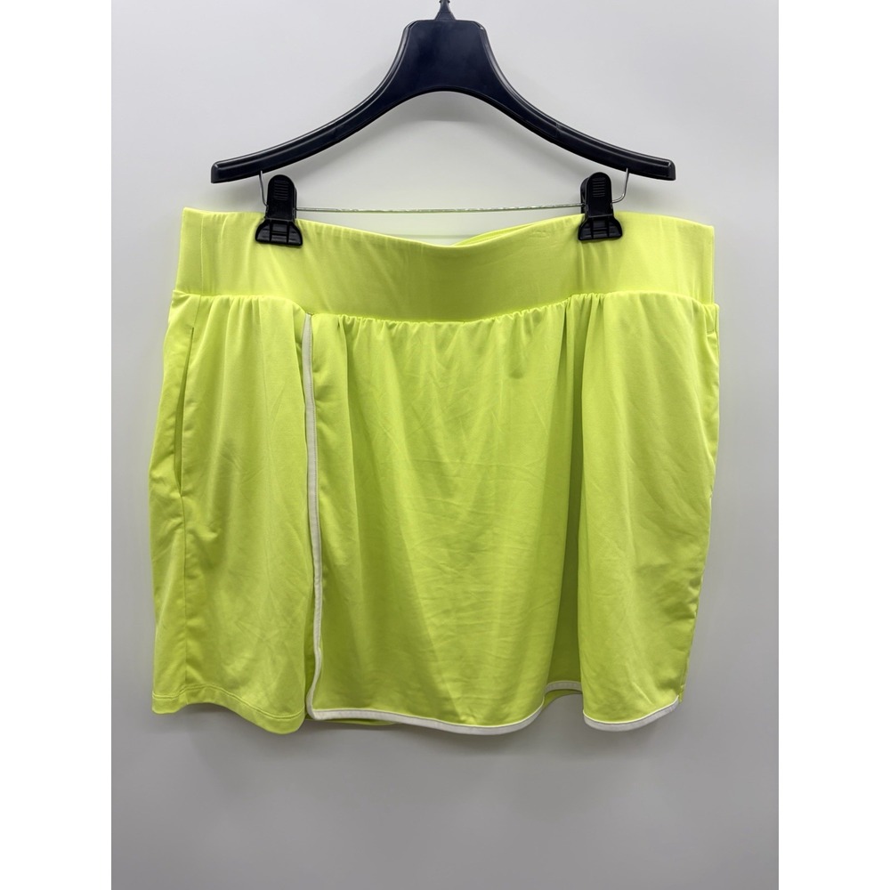 LIVI Lane Bryant Womens Plus Size 22/24 Faux Wrap Athletic Skort with Piping 314
